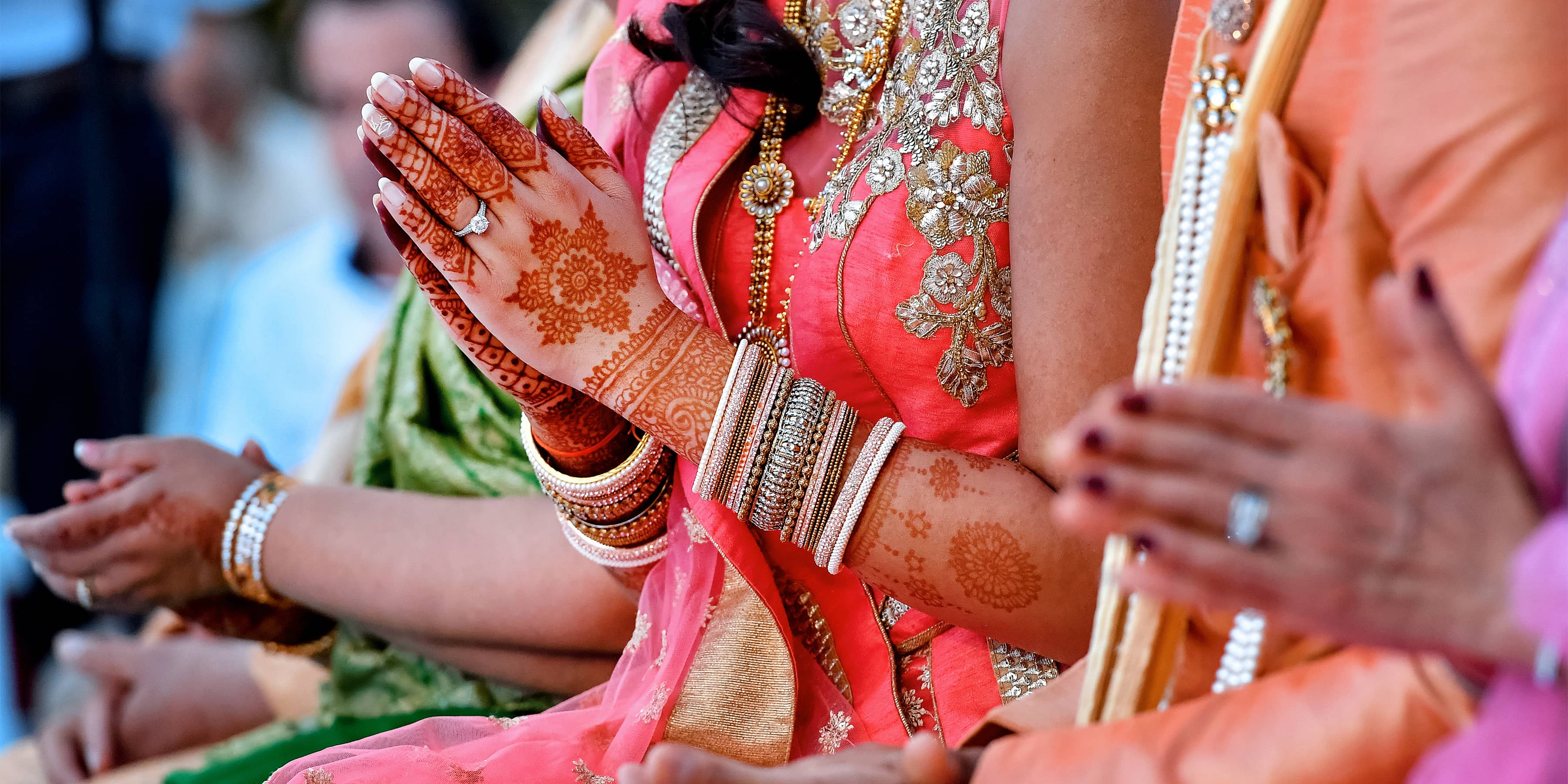 Ceremonia De Boda De La India Oriental